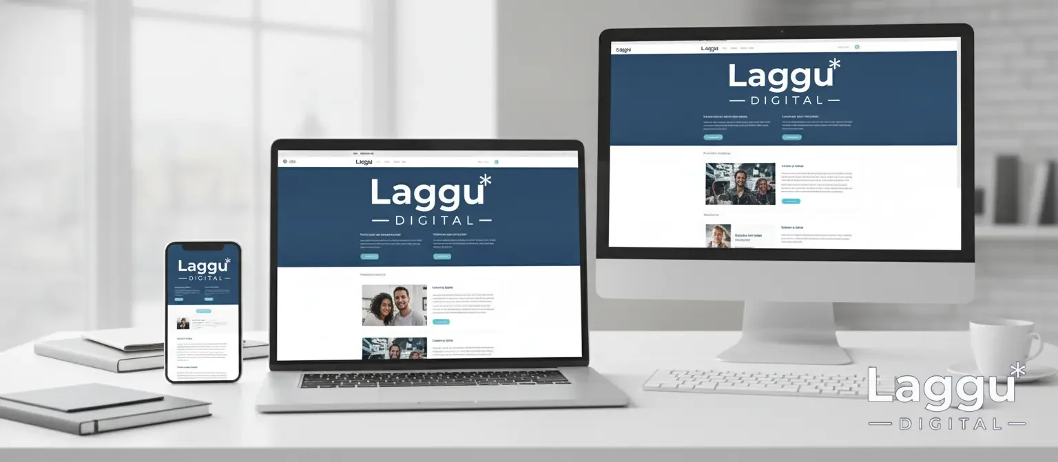 Fotografia profissional ilustrando mockups de sites reais com foco em soluções inteligentes no nicho de outros.